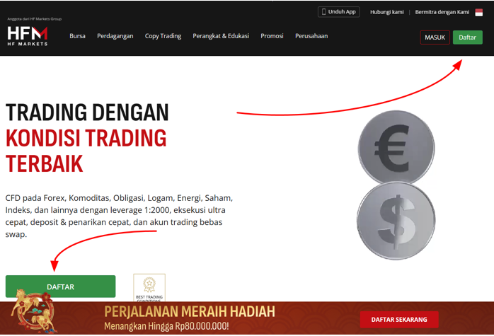 Halaman Daftar HFM