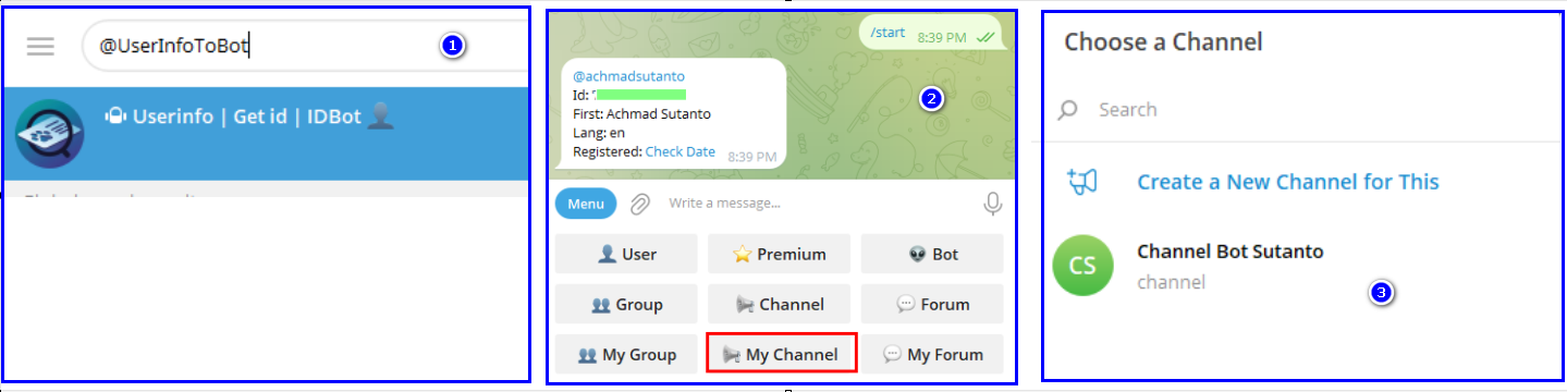 Dapatkan Chat ID