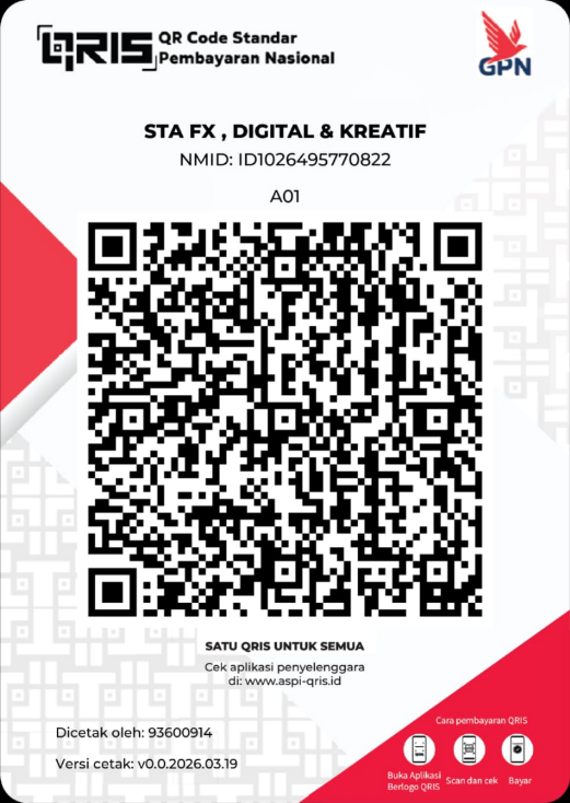 Scan QRIS STA Premium Besar